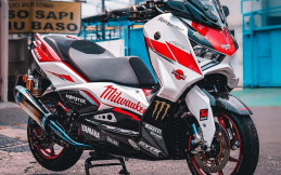 Pertama Kali, Modifikasi Yamaha XMax Connected Dibangun Khusus untuk Kontes