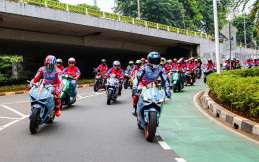 Alex Marquez dan Fabio Di Giannantonio Ikuti City Riding di Jakarta