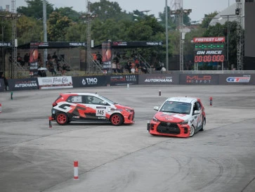 Toyota Gazoo Racing Indonesia Dominasi Podium Kejurnas Slalom