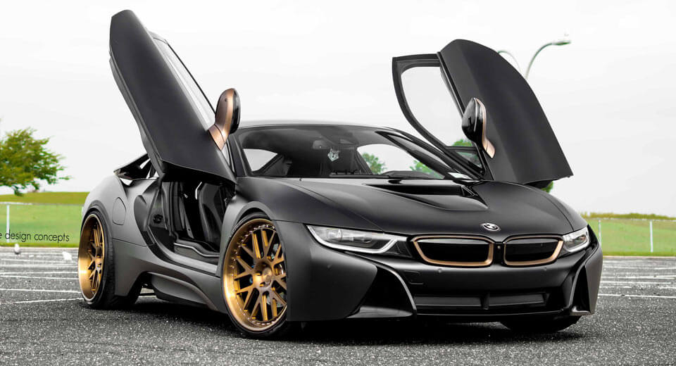 Dapat Ban Perunggu, Mobil BMW i8 Ini Tampak Menawan