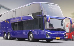 PO 168 Trans Punya Bus Double Decker Baru, Bikin Penumpang Tambah Nyaman