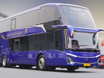 PO 168 Trans Punya Bus Double Decker Baru, Bikin Penumpang Tambah Nyaman