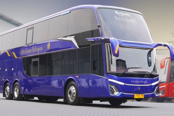 PO 168 Trans Punya Bus Double Decker Baru, Bikin Penumpang Tambah Nyaman
