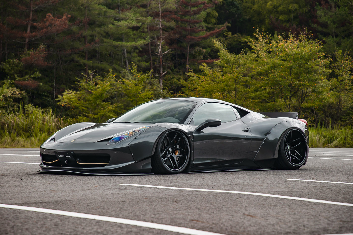 LB-Works Ferrari 458 Terinspirasi Mobil GT dan Pesawat Jet Tempur