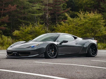 LB-Works Ferrari 458 Terinspirasi Mobil GT dan Pesawat Jet Tempur