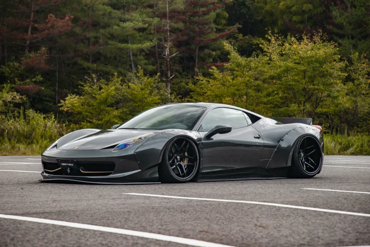 LB-Works Ferrari 458 Terinspirasi Mobil GT dan Pesawat Jet Tempur
