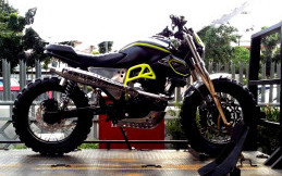 Tampilan Gahar All New Honda CB150 Verza Model Scrambler
