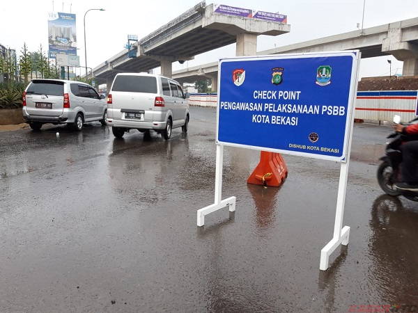 Suhu Tubuh Pengemudi akan Diperiksa Saat PSBB Bekasi Berlaku