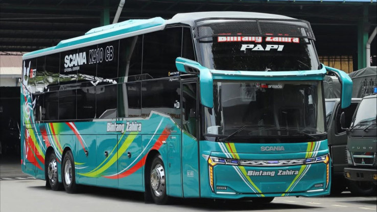 Intip Sleeper Bus PO Bintang Zahira Pakai Bodi Skylander R25, Kabinnya Nyaman