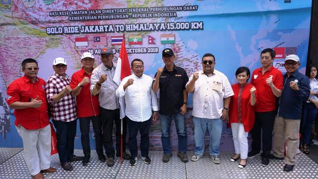 Dukung Solo Ride Jakarta-Himalaya, Adira Finance Usung Pesan Keselamatan