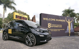 BMW i3s Pimpin Ribuan Pelari Pada Gelaran Maybank Marathon Bali 2019