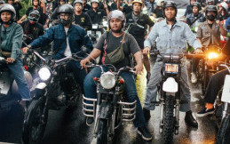 Puluhan Bikers Rolling City di Surabaya, Berburu Apparel Von Dutch
