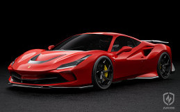 Modifikasi Ferrari F8 Inspirasinya Pesawat Jet Tempur
