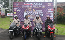 Ratusan Anggota Honda ADV Indonesia Sambangi Kopdargab di Tasikmalaya