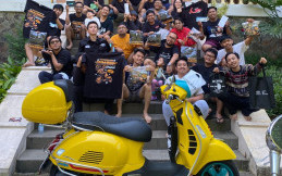 Cara Komunitas Moca Vespa (Mocaves) Rayakan Ultah ke-9 Bareng Puluhan Anggotanya