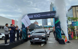 Serah Terima 100 Unit Pertama Chery Tiggo 8 CSH, Targetkan 1.000 Unit Per Bulan