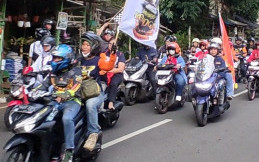 400 Pemotor Konvoi Keliling Jakarta Kampanyekan Keselamatan Berkendara