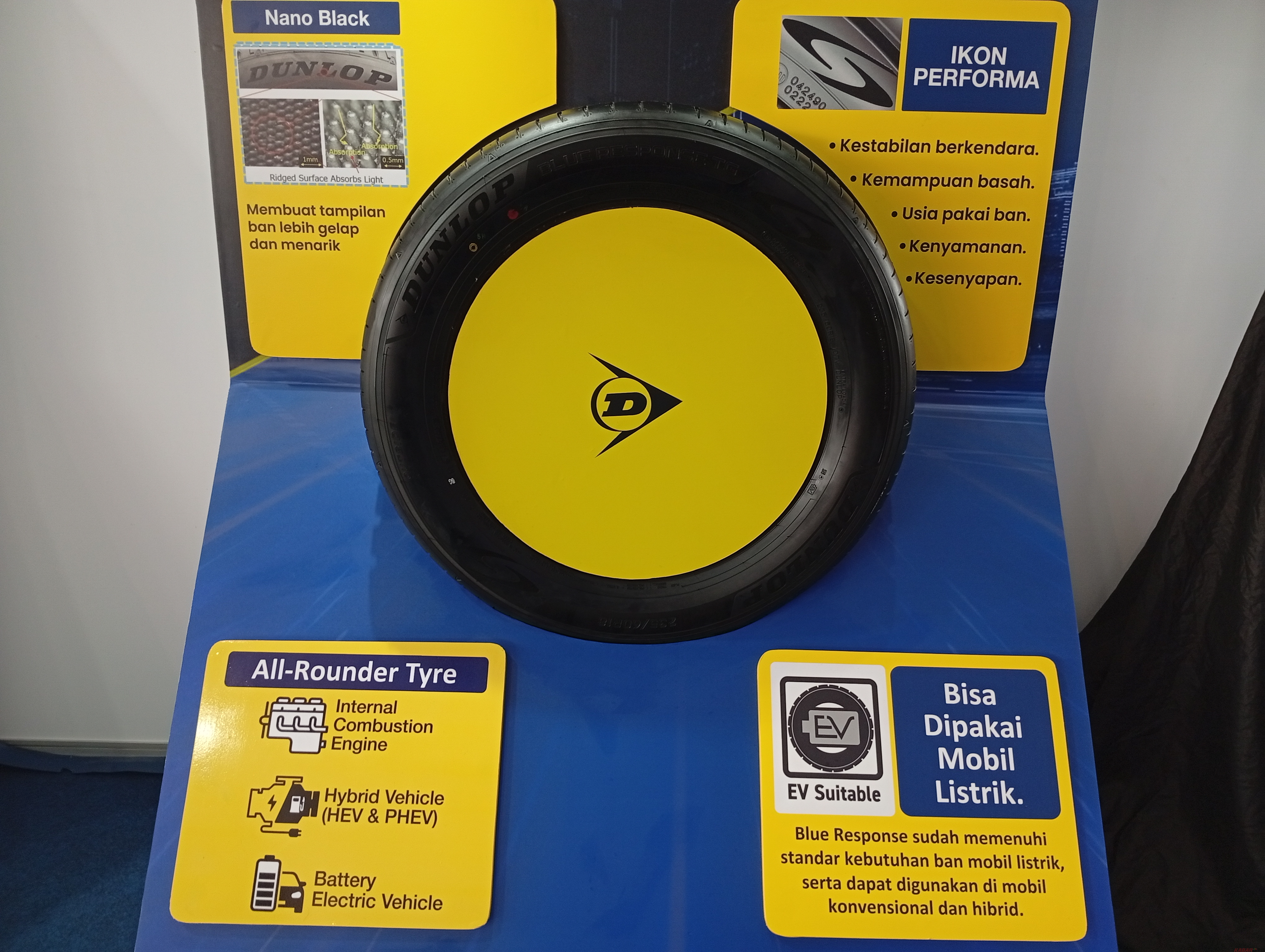 Ban Dunlop Blue Response TG untuk Mobil ICE EV dan Hybrid