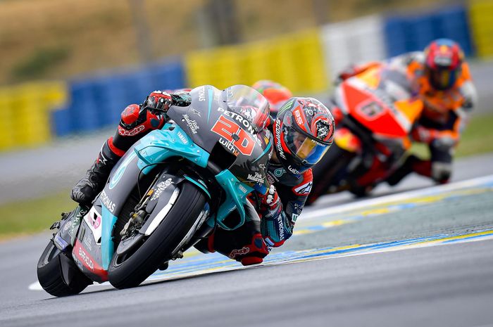 Hasil Kualifikasi MotoGP Aragon 2020 : Fabio Quartararo Raih Pole Position 