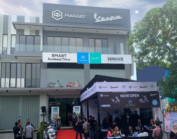 Piaggio Perkuat Jaringan, Resmikan Outlet Baru di Surabaya Timur