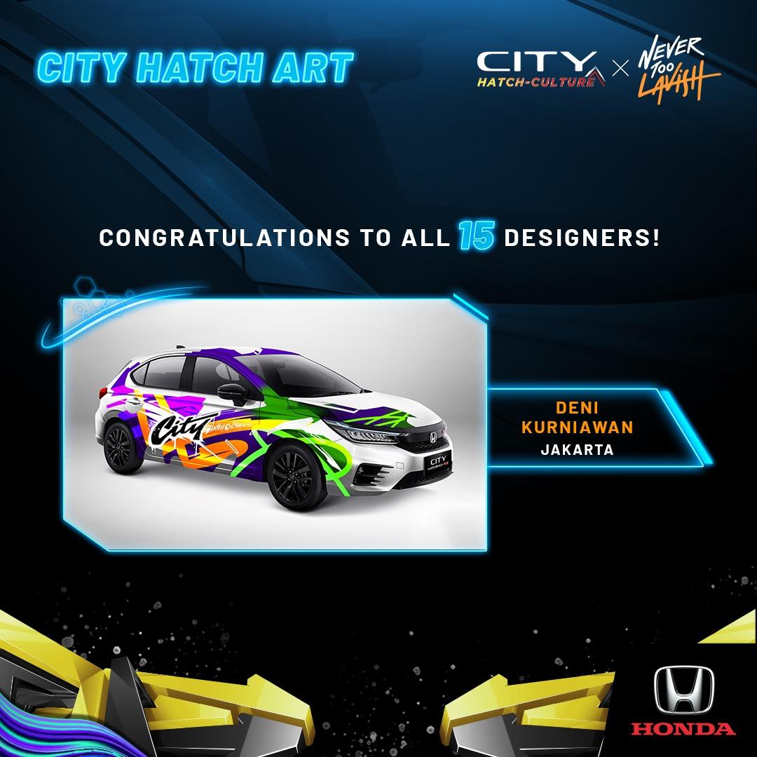 Ini 15 Finalis Honda City Hatch Art Competition