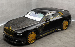 Rolls-Royce Spectre Equista Linea d'Oro, Mobil Listrik Mewah Mansory