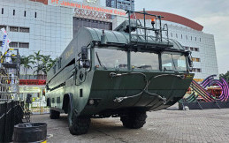 M3I Amphibious Kendaraan Terbesar dan Terkokoh di IIMS 2024