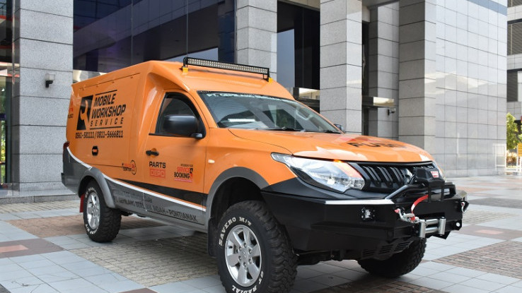 Mitsubishi Mobile Workshop Service, Siap Terjun ke Tambang