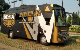 Galeri Foto Bus Operasional Dewa United