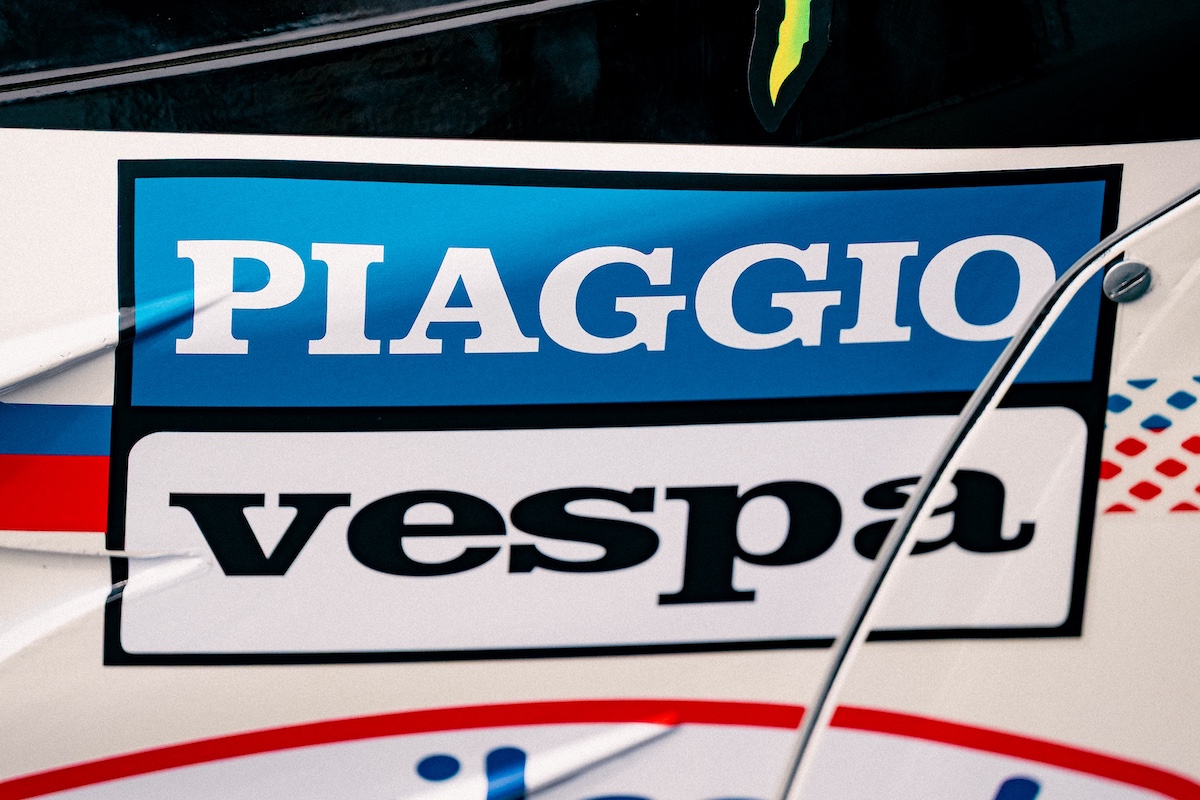 Aprilia RS-GP logo Piaggio Vespa