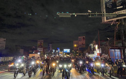 200 Bikers Padati Night Ride Supermoto Bogor Raya