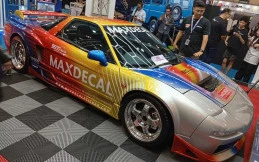 Wrapping Kendaraan Maxdecal Gradasi Unik 9600 Printable Evolution