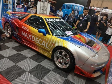Wrapping Kendaraan Maxdecal Gradasi Unik 9600 Printable Evolution