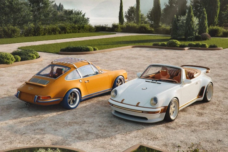 Singer Sulap Porsche 911 Memadukan Karya Seni Louis Vuitton