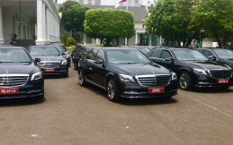 Belasan Unit Mercedes-Benz S-Class Dikerahkan untuk Pelantikan Presiden dan Wakil Presiden 2019-2024