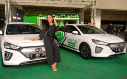 20 Unit Hyundai Ioniq Electric, Digunakan Grab untuk Armada di Bandara Soeta