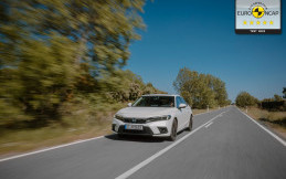 Honda Civic e; HEV  Meraih Penghargaan Tes Uji Tabrak Euro NCAP