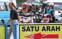 Hari Ini, Uji Coba Satu Arah di Jalan KH Wahid Hasyim Jakarta Pusat Dimulai