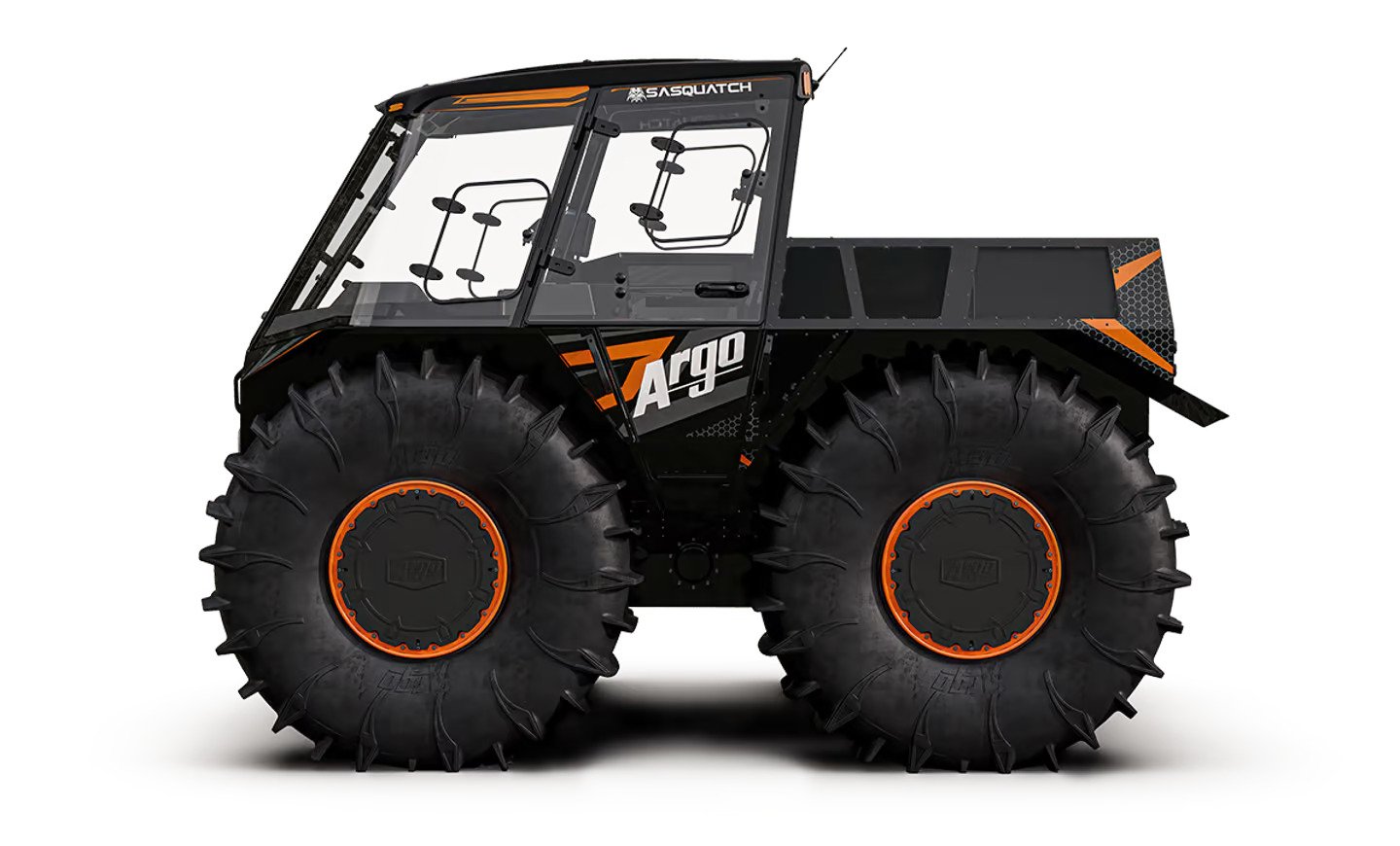 Pikap Argo Sasquatch, Rancangan untuk Medan Off-road dan Amfibi