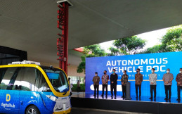 Kendaraan Listrik Otonom Pertama di Indonesia Resmi Beroperasi di BSD Tangerang