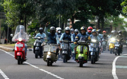 Cara Komunitas Vespa Benz Owners (VBO) Rayakan Ulang Tahun ke-2