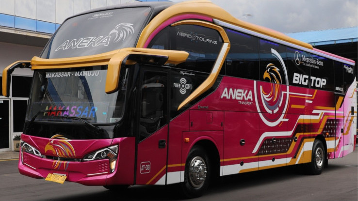 PO Aneka Transport Tambah Bus Baru Buatan Karoseri New Armada, Punya Kursi Lebih Lebar