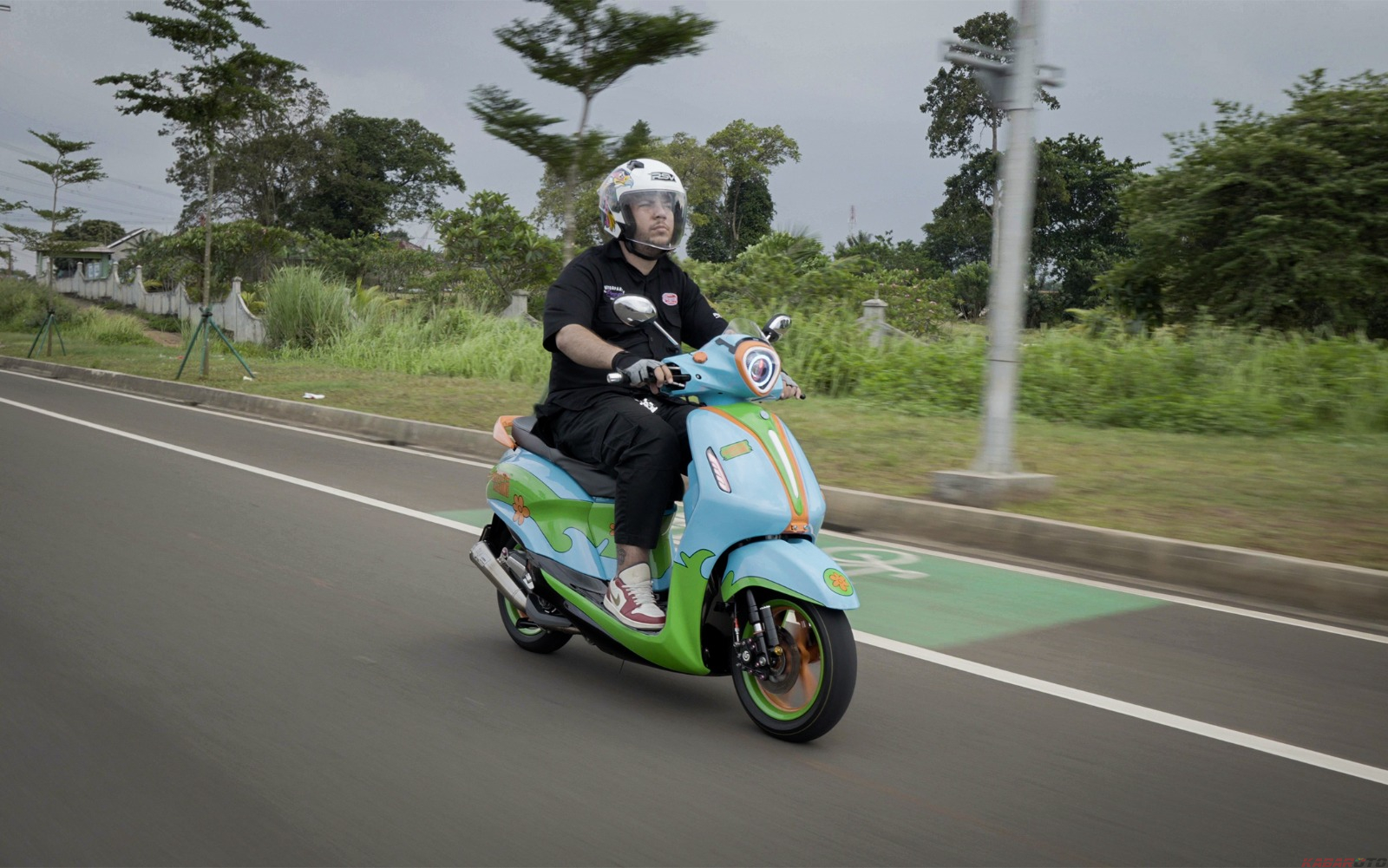 Modifikasi Grand Filano Neo 2024 Scooby-Doo, Kencang dan Tetap Nyaman untuk Harian