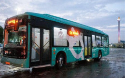 Transjakarta Operasikan Bus Listrik Dengan Tarif Regular