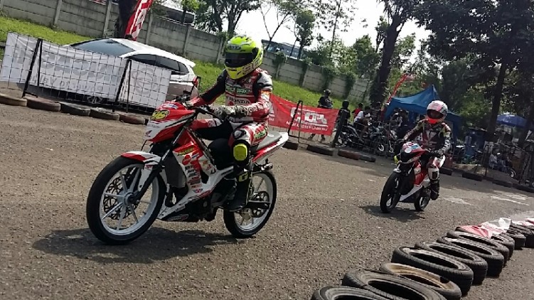 Honda Jawa Barat Promosikan Motor Bebek Lewat Balap