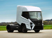 Heavy Goods Vehicle Seberat 40 Ton Digerakkan Powertrain Listrik  Hydrogen