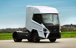 Heavy Goods Vehicle Seberat 40 Ton Digerakkan Powertrain Listrik  Hydrogen