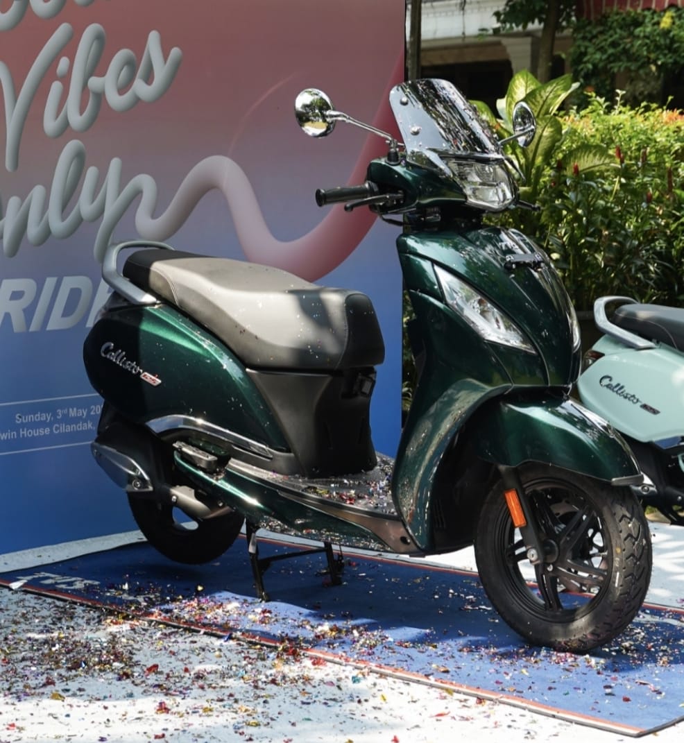 TVS Callisto 125 Hadir dengan Warna Emerald Green, Lebih Premium dan Modern