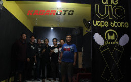 Vio Vape Store, Tempat Nongkrong Asyik untuk Bikers Pecinta Vape