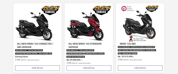 Asyik, Harga All New Yamaha NMax Resmi Nongol